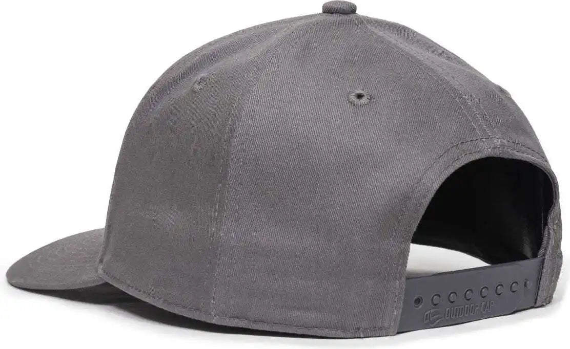 Oc Sports Oc871 Premium Modern Solid Back Cap - Charcoal