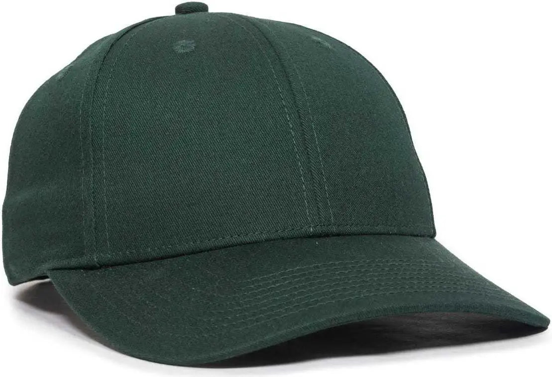 Oc Sports Oc871 Premium Modern Solid Back Cap - Dark Green