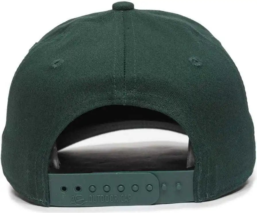 Oc Sports Oc871 Premium Modern Solid Back Cap - Dark Green - Forest / 6 3/8’’ - 7’’