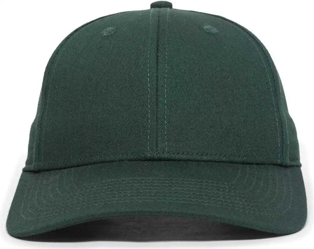 Oc Sports Oc871 Premium Modern Solid Back Cap - Dark Green