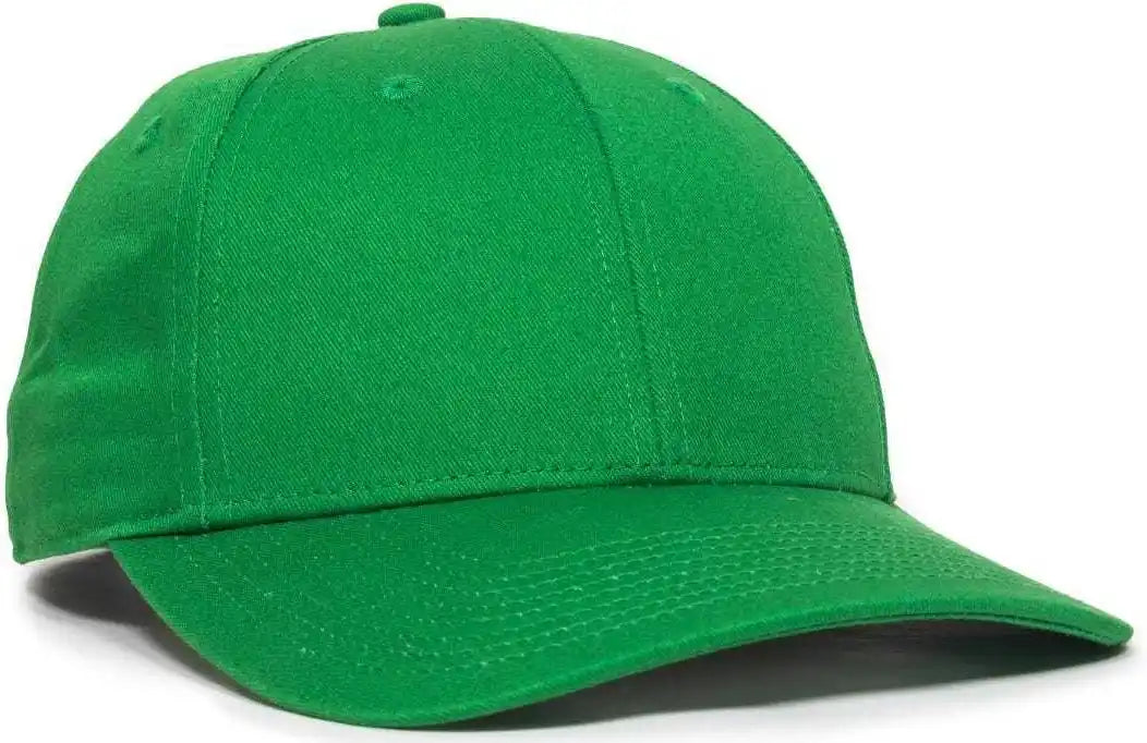 Oc Sports Oc871 Premium Modern Solid Back Cap - Kelly - 6 3/8’’ - 7’’