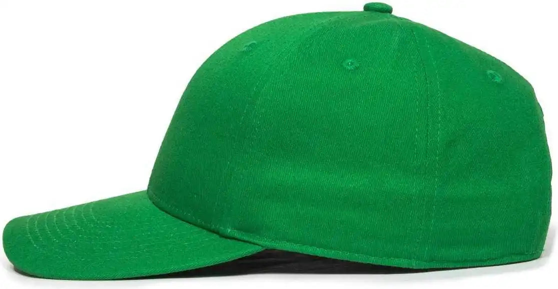 Oc Sports Oc871 Premium Modern Solid Back Cap - Kelly