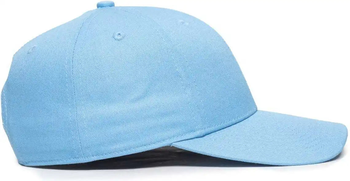 Oc Sports Oc871 Premium Modern Solid Back Cap - Light Blue