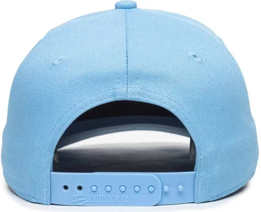 Oc Sports Oc871 Premium Modern Solid Back Cap - Light Blue