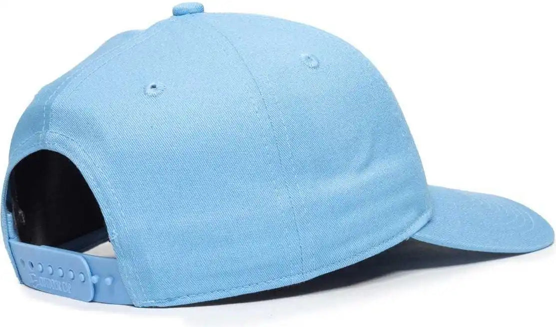 Oc Sports Oc871 Premium Modern Solid Back Cap - Light Blue