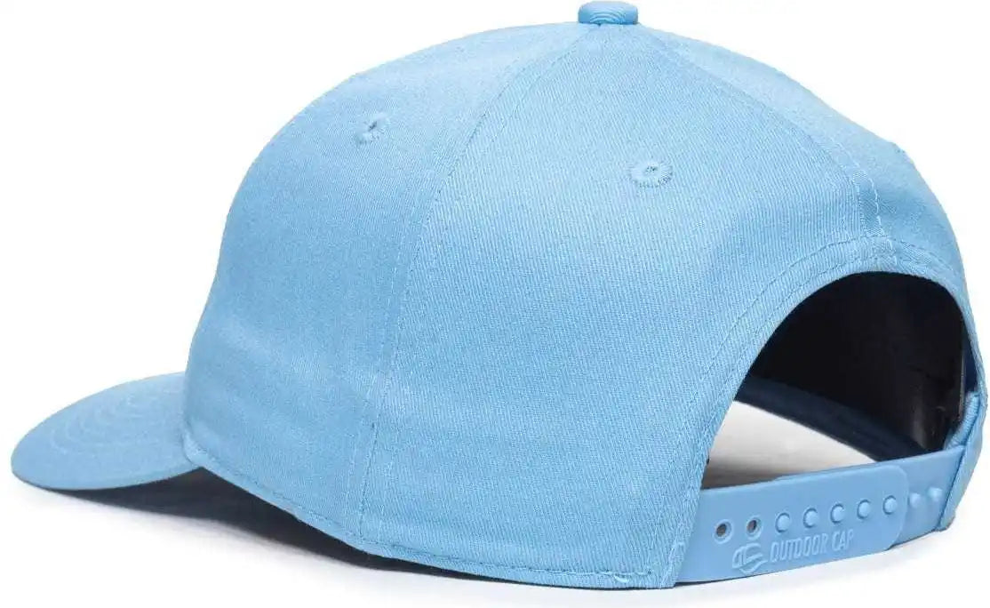 Oc Sports Oc871 Premium Modern Solid Back Cap - Light Blue
