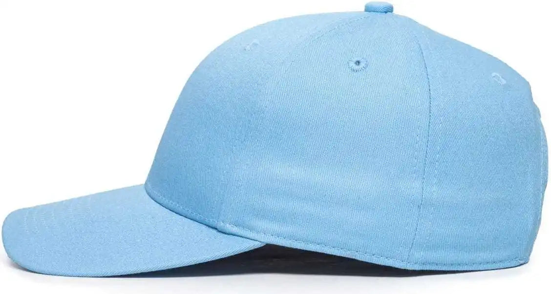 Oc Sports Oc871 Premium Modern Solid Back Cap - Light Blue