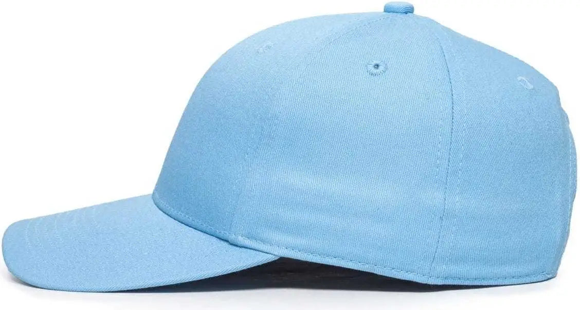Oc Sports Oc871 Premium Modern Solid Back Cap - Light Blue