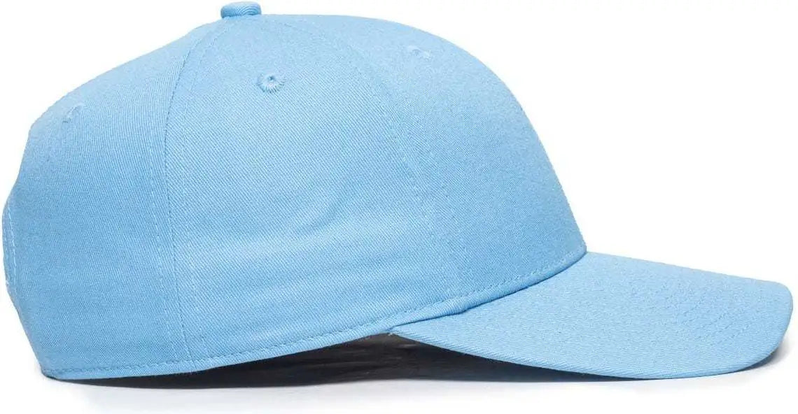 Oc Sports Oc871 Premium Modern Solid Back Cap - Light Blue