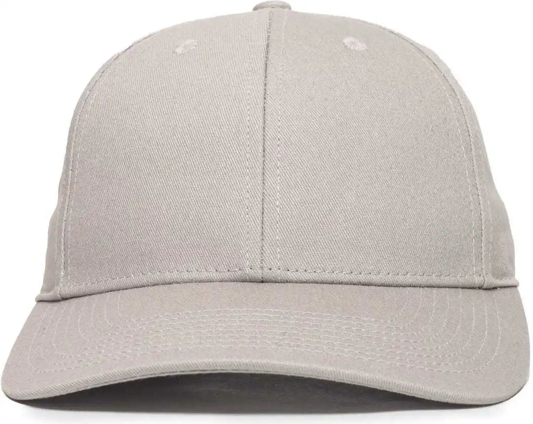 Oc Sports Oc871 Premium Modern Solid Back Cap - Light Gray