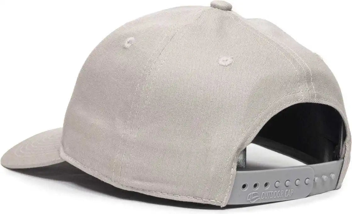 Oc Sports Oc871 Premium Modern Solid Back Cap - Light Gray