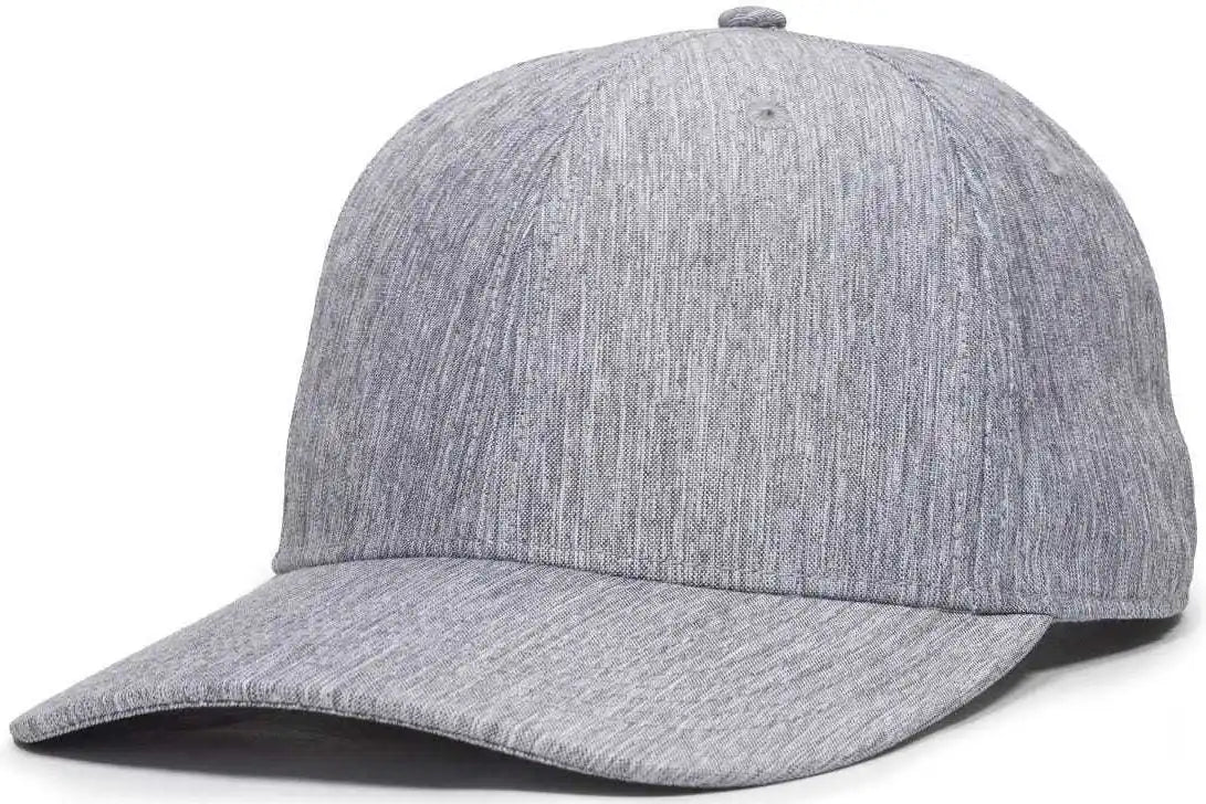 Oc Sports Oc871 Premium Modern Solid Back Cap - Ln Heathered Gray