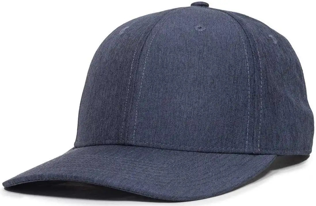 Oc Sports Oc871 Premium Modern Solid Back Cap - Ln Heathered Navy - 6 7/8’’ - 7 1/2’’