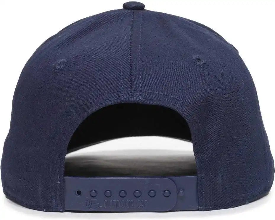 Oc Sports Oc871 Premium Modern Solid Back Cap - Navy - 6 3/8’’ - 7’’