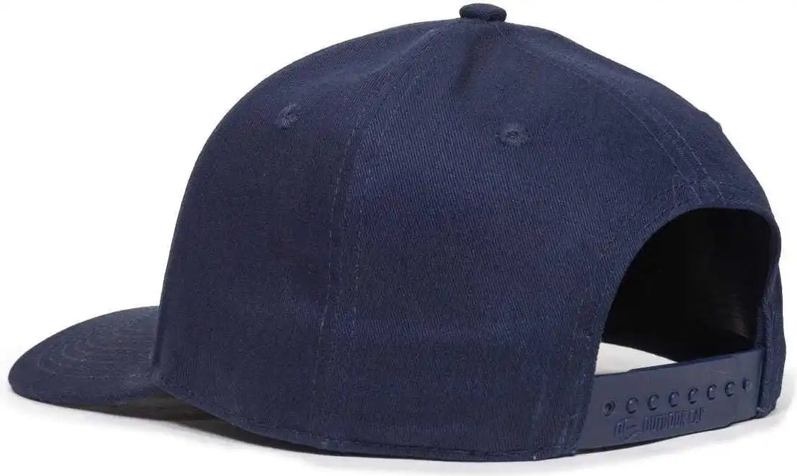 Oc Sports Oc871 Premium Modern Solid Back Cap - Navy