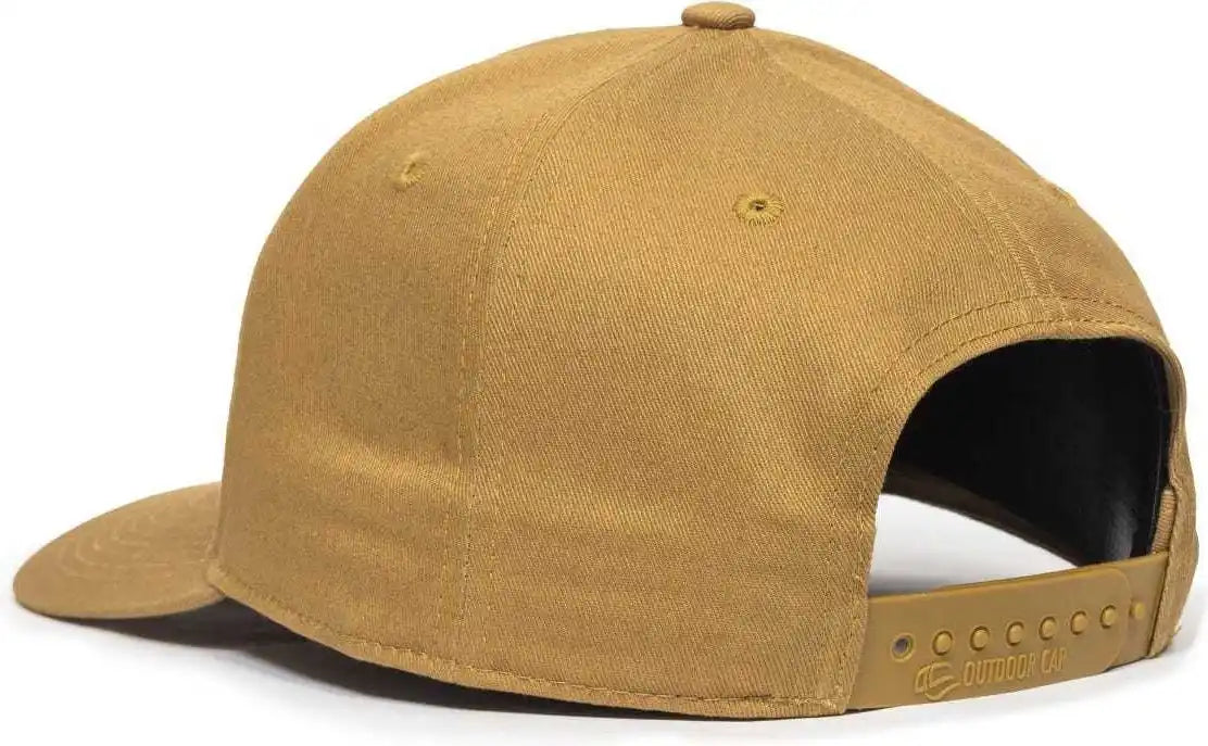 Oc Sports Oc871 Premium Modern Solid Back Cap - Old Gold - 6 7/8’’ - 7 1/2’’