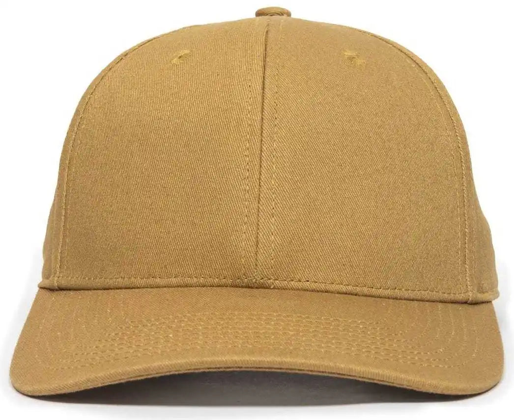 Oc Sports Oc871 Premium Modern Solid Back Cap - Old Gold - 6 7/8’’ - 7 1/2’’