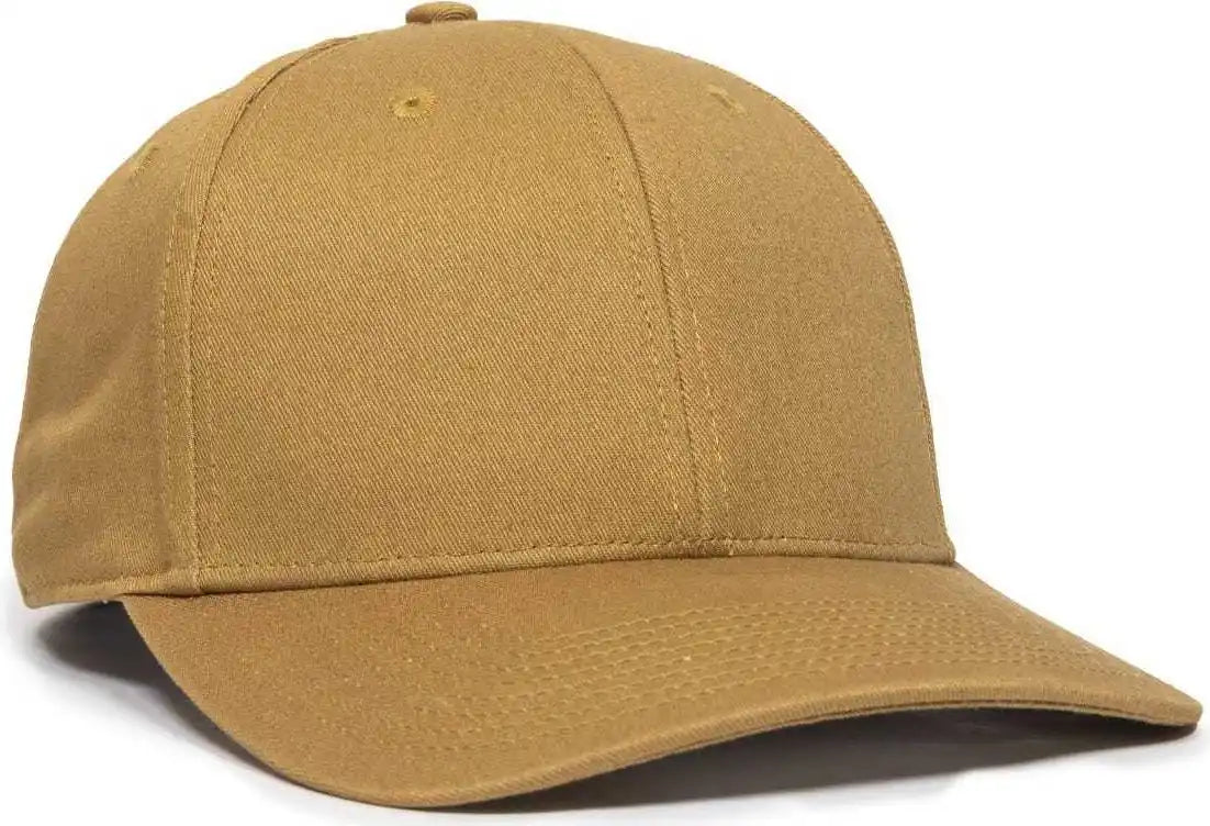 Oc Sports Oc871 Premium Modern Solid Back Cap - Old Gold - 6 7/8’’ - 7 1/2’’