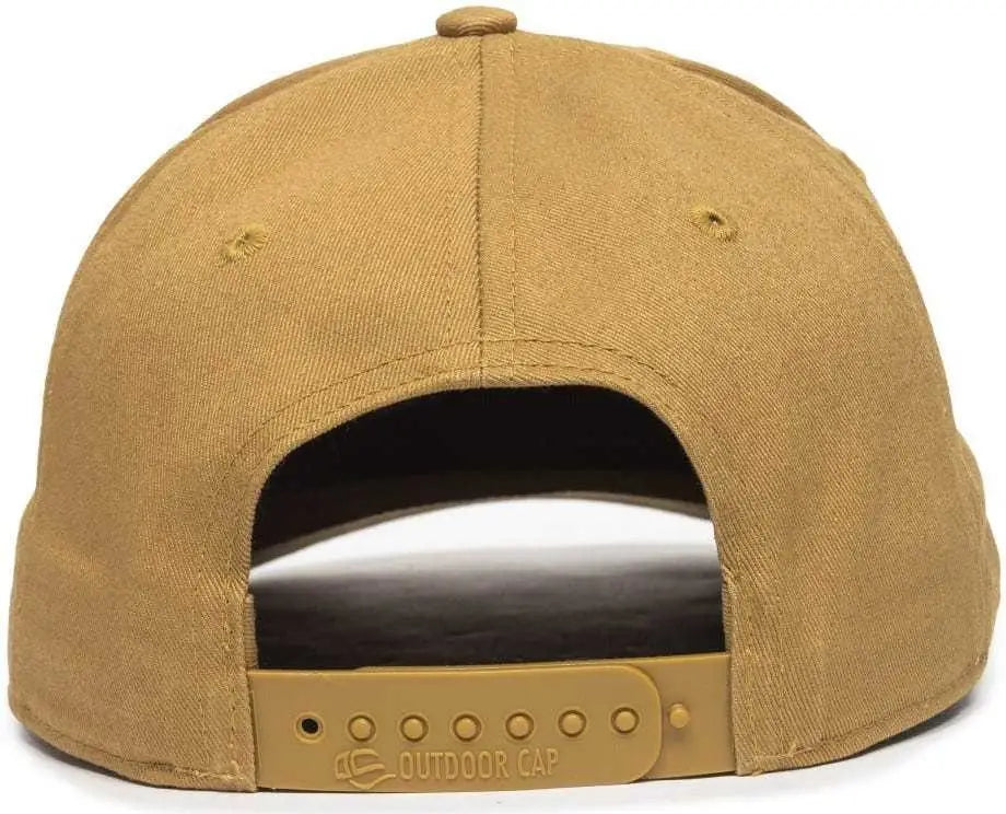 Oc Sports Oc871 Premium Modern Solid Back Cap - Old Gold