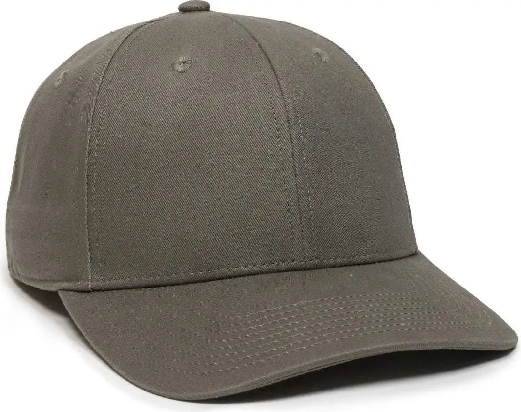 Oc Sports Oc871 Premium Modern Solid Back Cap - Olive - 6 7/8’’ - 7 1/2’’