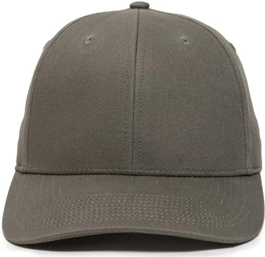 Oc Sports Oc871 Premium Modern Solid Back Cap - Olive - 6 7/8’’ - 7 1/2’’