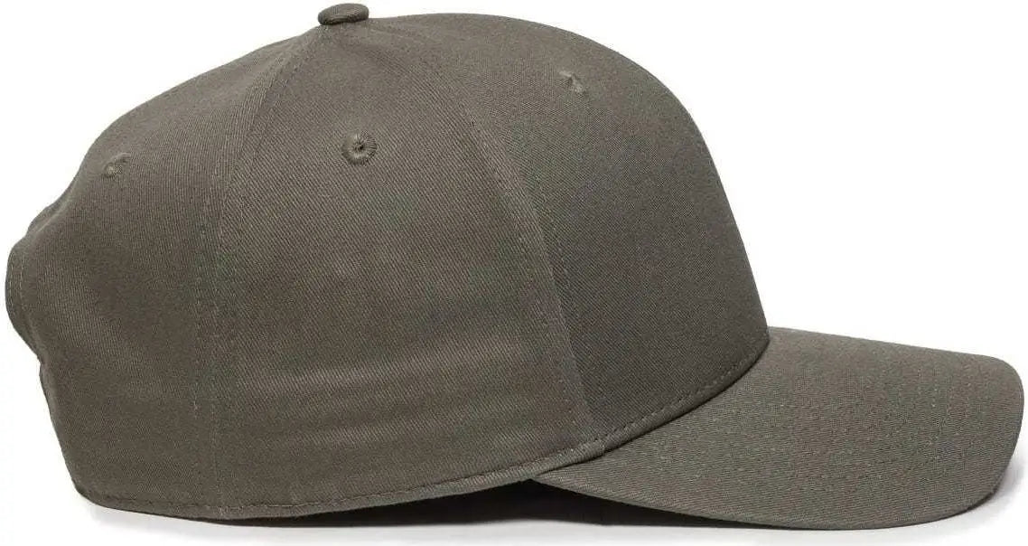 Oc Sports Oc871 Premium Modern Solid Back Cap - Olive - 6 7/8’’ - 7 1/2’’