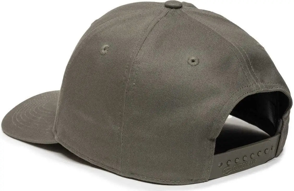 Oc Sports Oc871 Premium Modern Solid Back Cap - Olive - 6 7/8’’ - 7 1/2’’