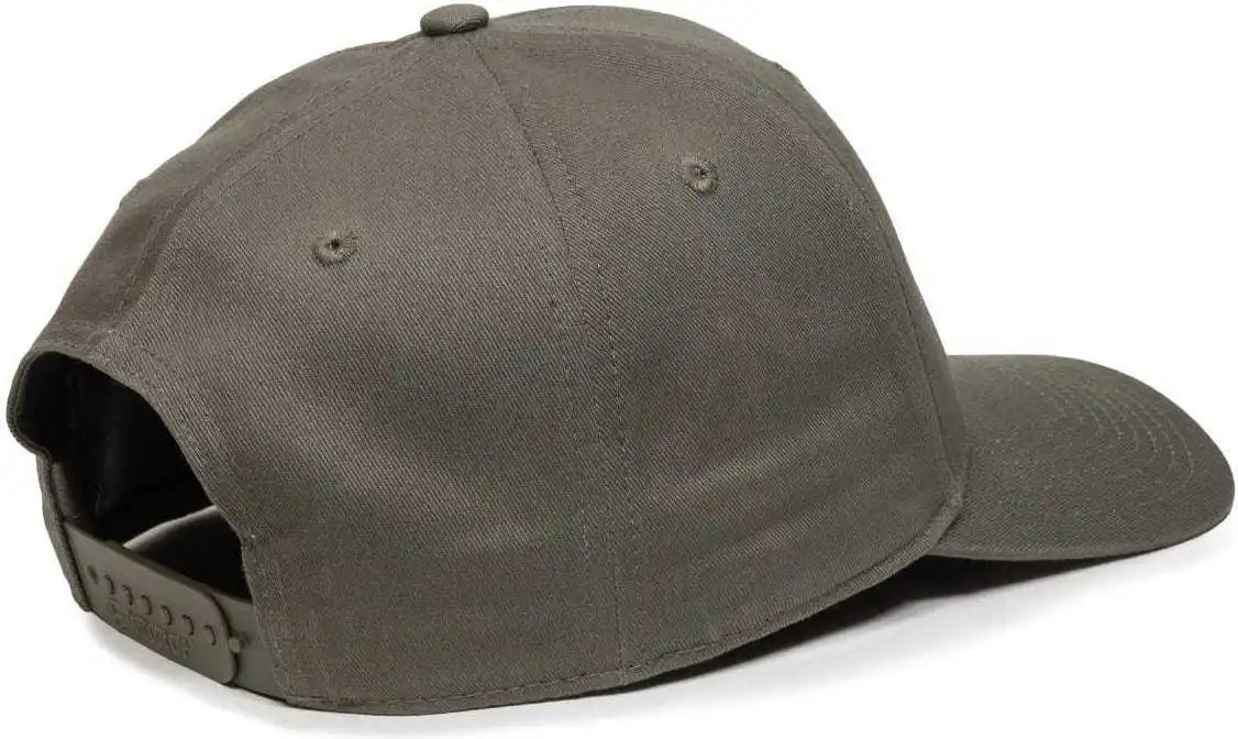 Oc Sports Oc871 Premium Modern Solid Back Cap - Olive - 6 7/8’’ - 7 1/2’’