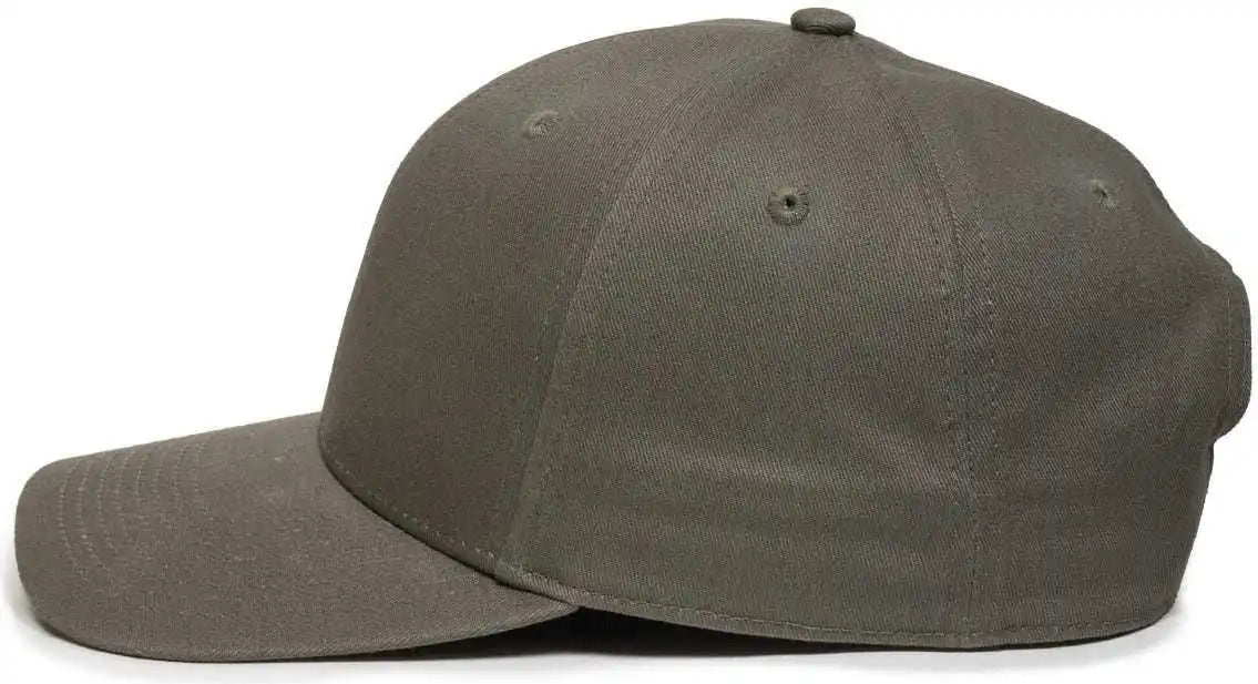 Oc Sports Oc871 Premium Modern Solid Back Cap - Olive - 6 7/8’’ - 7 1/2’’