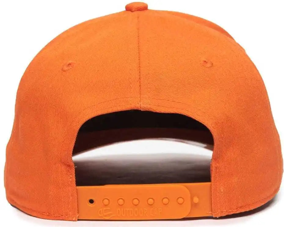 Oc Sports Oc871 Premium Modern Solid Back Cap - Orange - 6 3/8’’ - 7’’