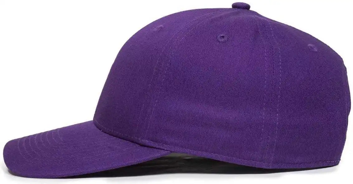 Oc Sports Oc871 Premium Modern Solid Back Cap - Purple