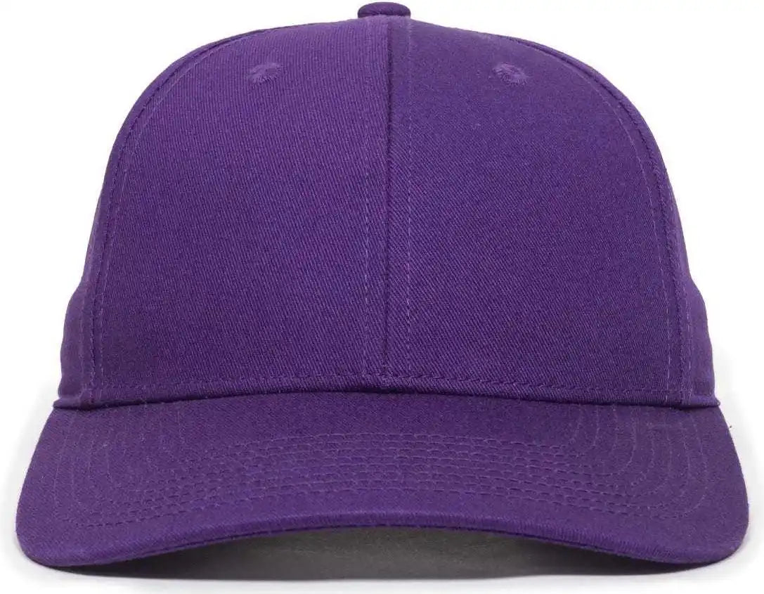 Oc Sports Oc871 Premium Modern Solid Back Cap - Purple