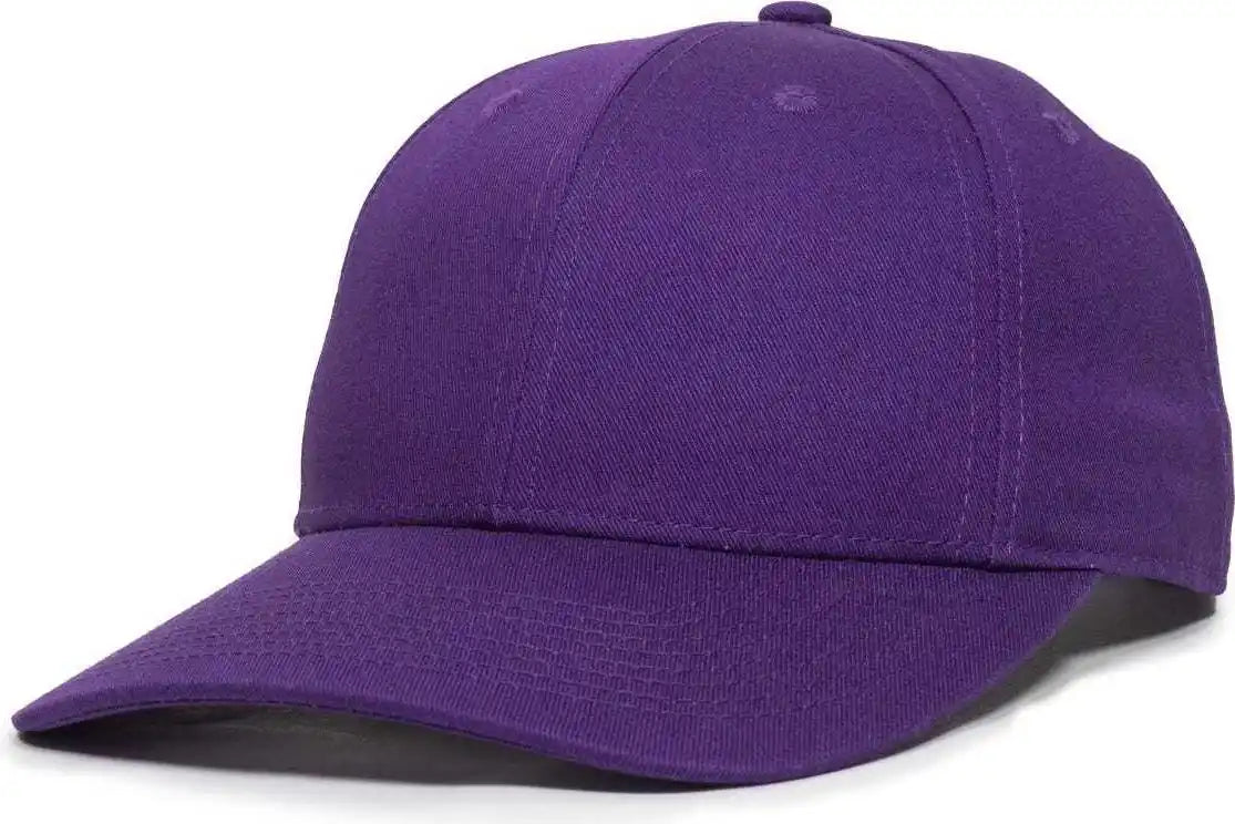Oc Sports Oc871 Premium Modern Solid Back Cap - Purple