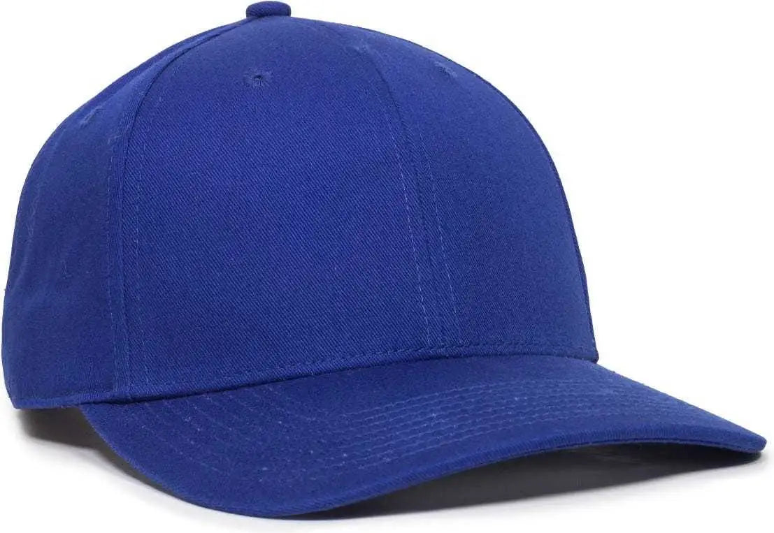 Oc Sports Oc871 Premium Modern Solid Back Cap - Royal - 6 3/8’’ - 7’’