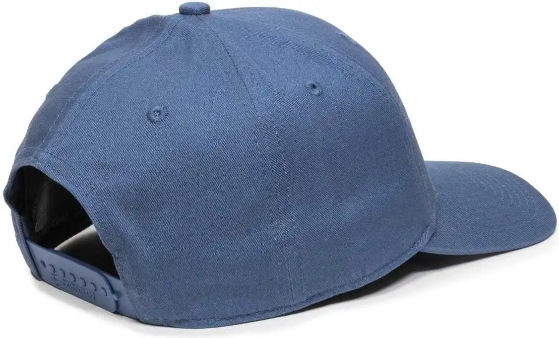 Oc Sports Oc871 Premium Modern Solid Back Cap - Slate - Dark Gray / 6 7/8’’ - 7 1/2’’