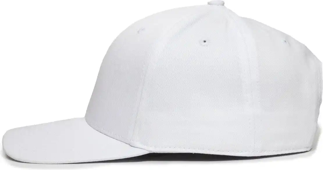 Oc Sports Oc871 Premium Modern Solid Back Cap - White - 6 7/8’’ - 7 1/2’’
