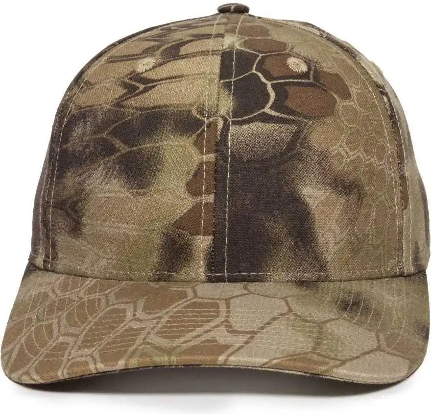 Oc Sports Oc871camo Premium Modern Solid Back Cap - Kryptek Highlander - 6 7/8’’ - 7 1/2’’