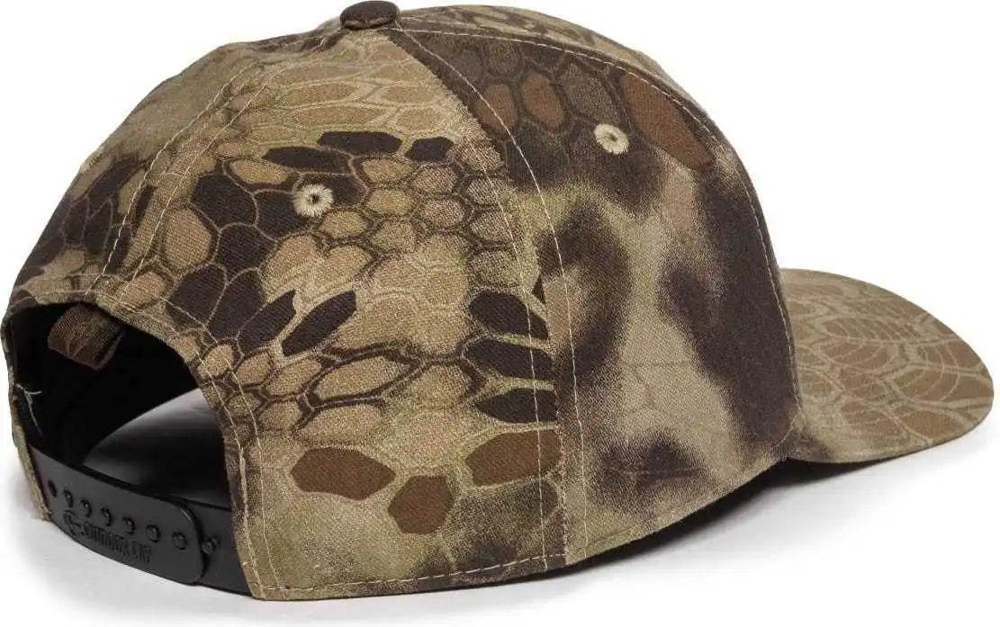 Oc Sports Oc871camo Premium Modern Solid Back Cap - Kryptek Highlander - 6 7/8’’ - 7 1/2’’