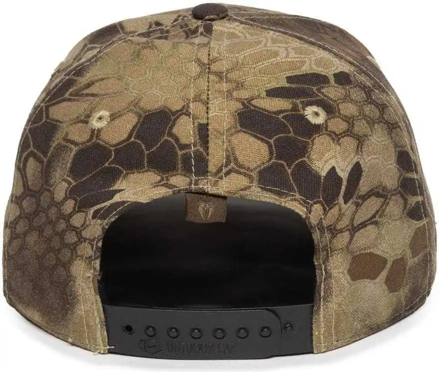 Oc Sports Oc871camo Premium Modern Solid Back Cap - Kryptek Highlander - 6 7/8’’ - 7 1/2’’