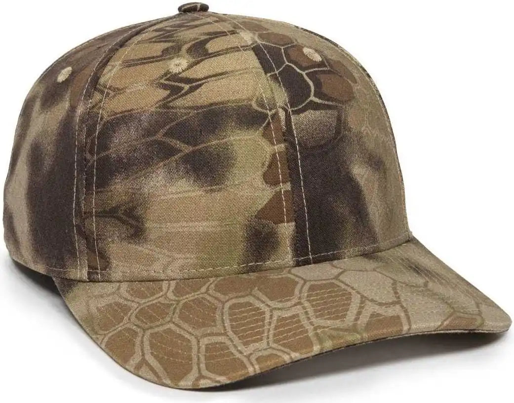 Oc Sports Oc871camo Premium Modern Solid Back Cap - Kryptek Highlander - 6 7/8’’ - 7 1/2’’