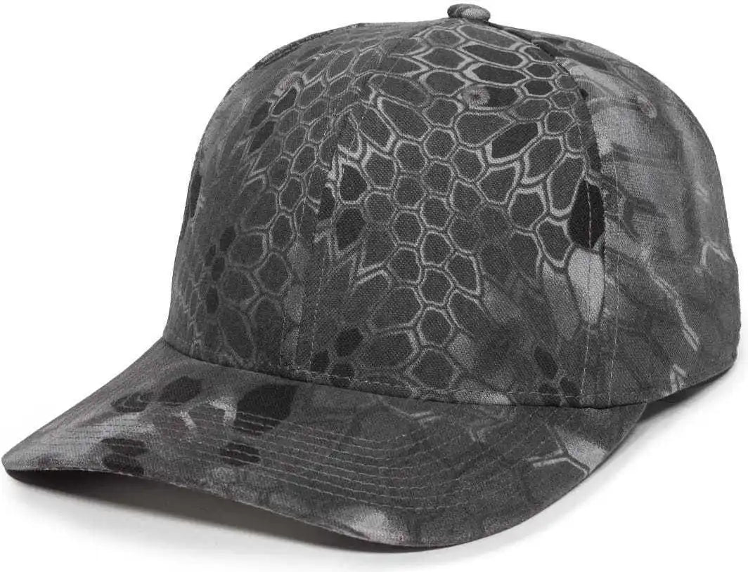 Oc Sports Oc871camo Premium Modern Solid Back Cap - Kryptek Raid - 6 7/8’’ - 7 1/2’’