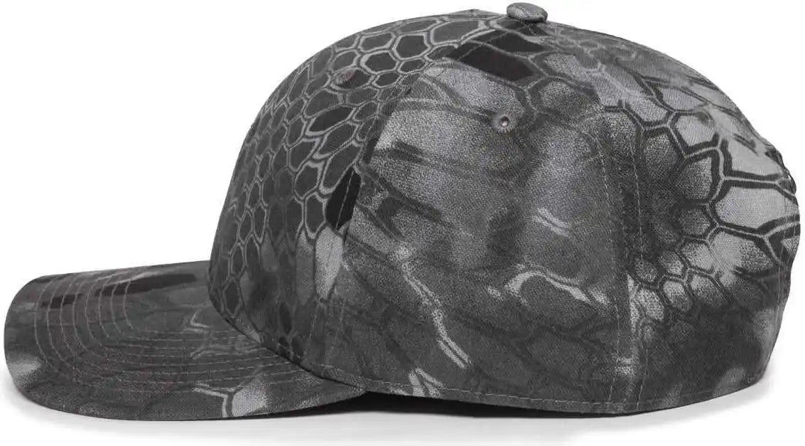 Oc Sports Oc871camo Premium Modern Solid Back Cap - Kryptek Raid - 6 7/8’’ - 7 1/2’’