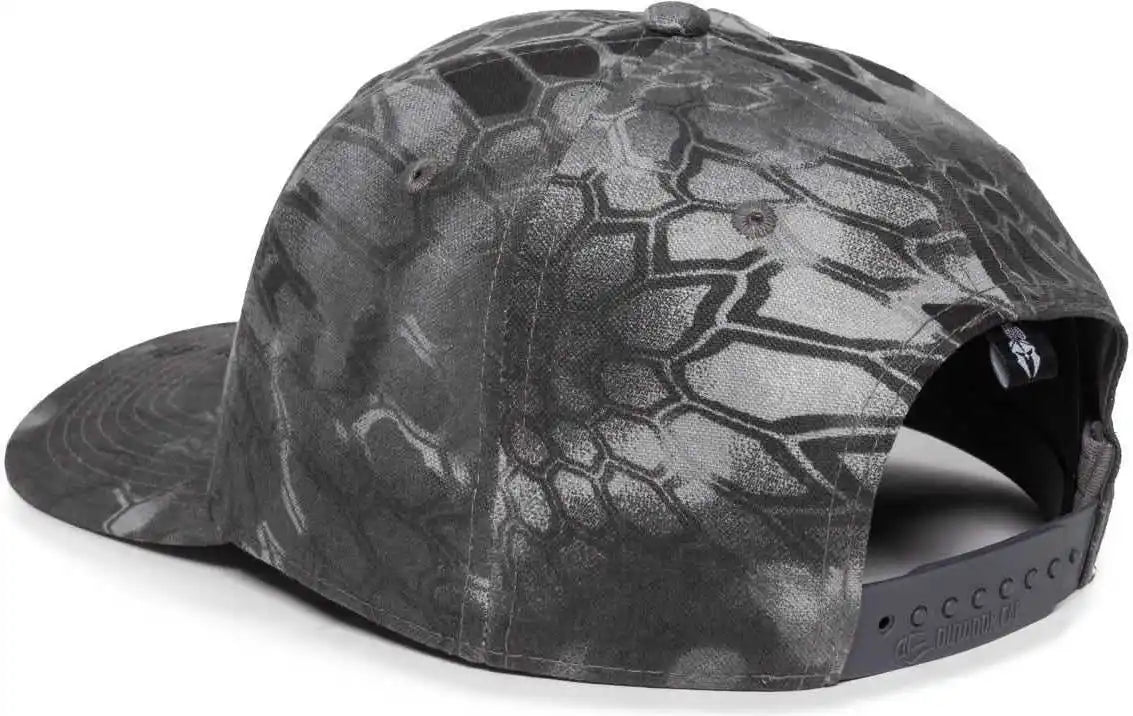 Oc Sports Oc871camo Premium Modern Solid Back Cap - Kryptek Raid - 6 7/8’’ - 7 1/2’’