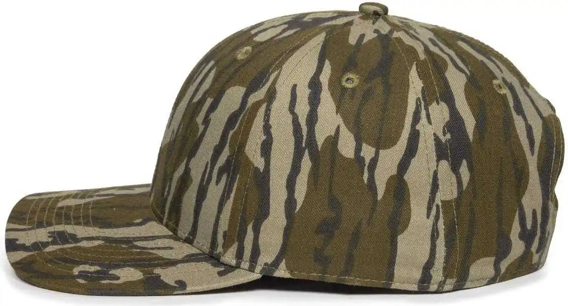 Oc Sports Oc871camo Premium Modern Solid Back Cap - Mossy Oak Original Bottomland - 6 7/8’’ - 7 1/2’’