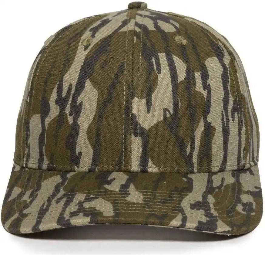 Oc Sports Oc871camo Premium Modern Solid Back Cap - Mossy Oak Original Bottomland - 6 7/8’’ - 7 1/2’’