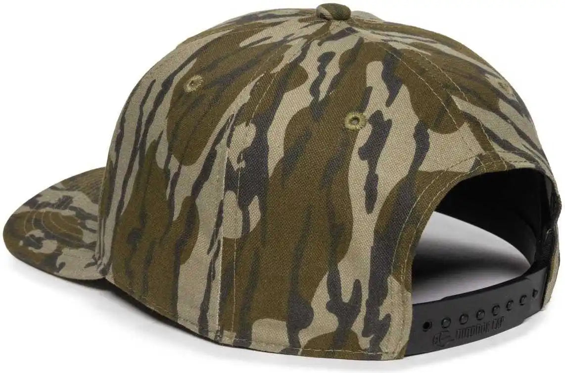 Oc Sports Oc871camo Premium Modern Solid Back Cap - Mossy Oak Original Bottomland - 6 7/8’’ - 7 1/2’’