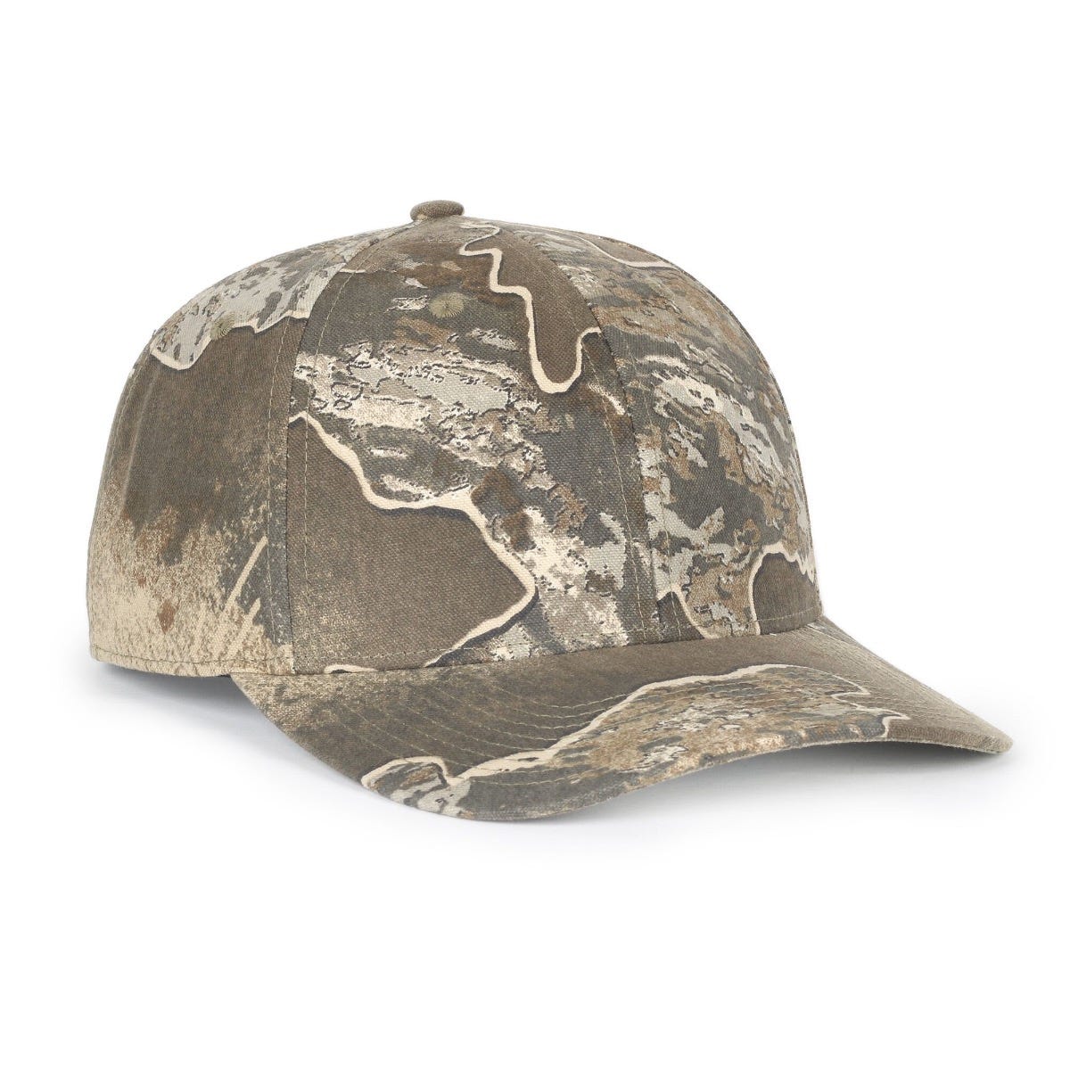 Oc Sports Oc871camo Premium Modern Solid Back Cap - Realtree Excape