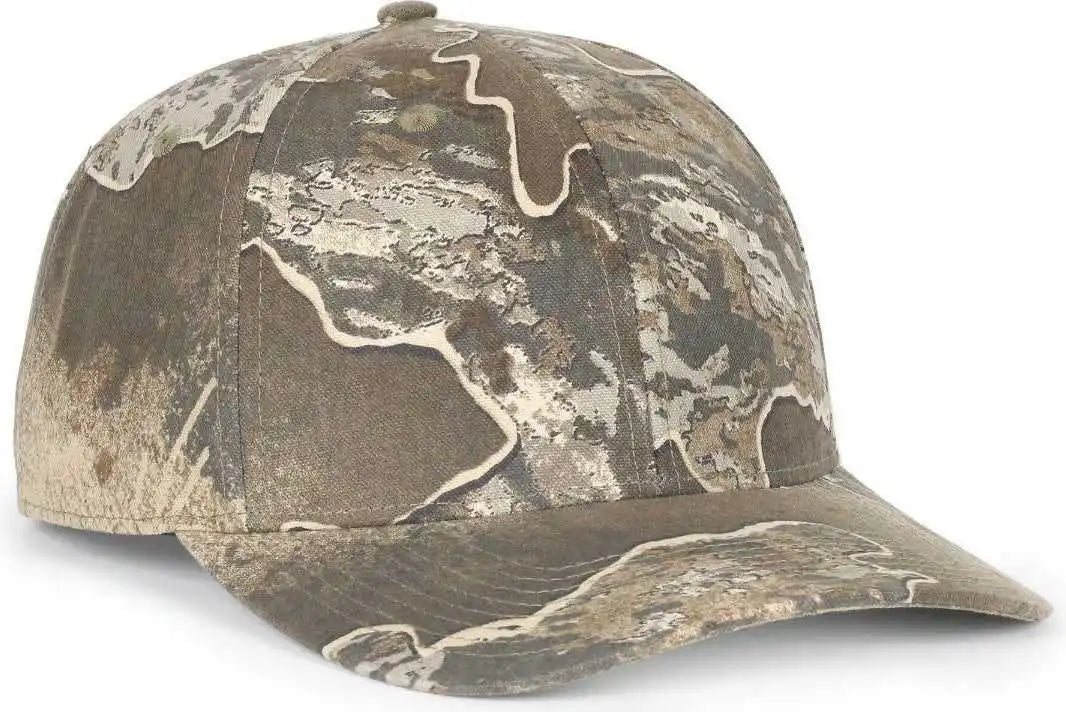 Oc Sports Oc871camo Premium Modern Solid Back Cap Realtree Excape / 6 7/8’’ 7 1/2’’