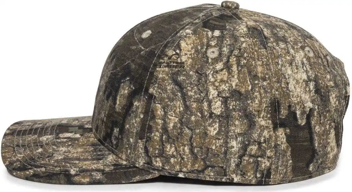Oc Sports Oc871camo Premium Modern Solid Back Cap - Realtree Timber - 6 7/8’’ - 7 1/2’’