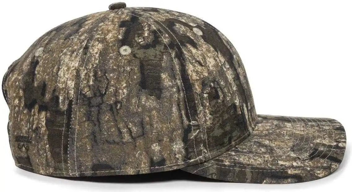 Oc Sports Oc871camo Premium Modern Solid Back Cap - Realtree Timber - 6 7/8’’ - 7 1/2’’